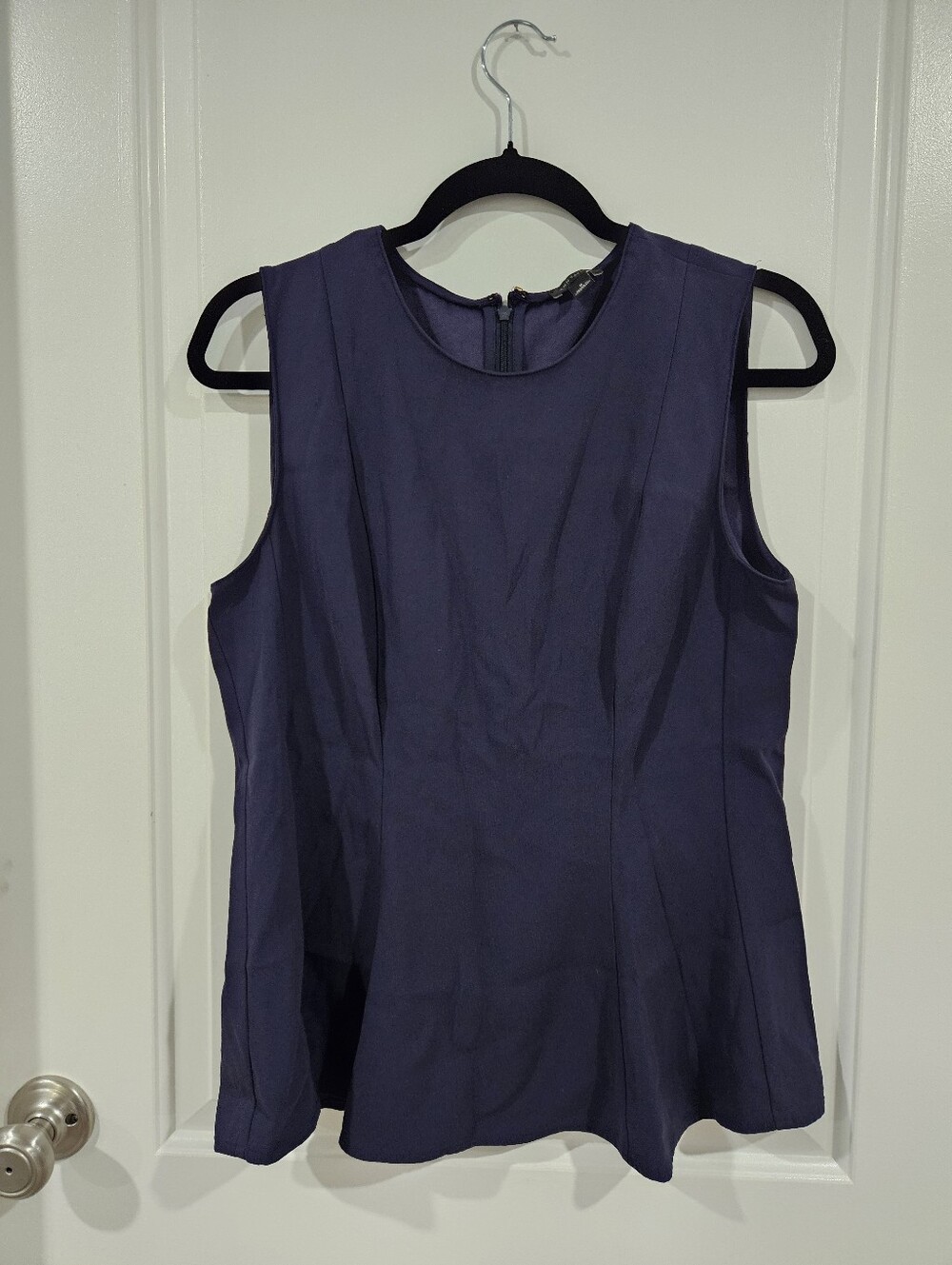 Ann Taylor Navy Sleeveless Top